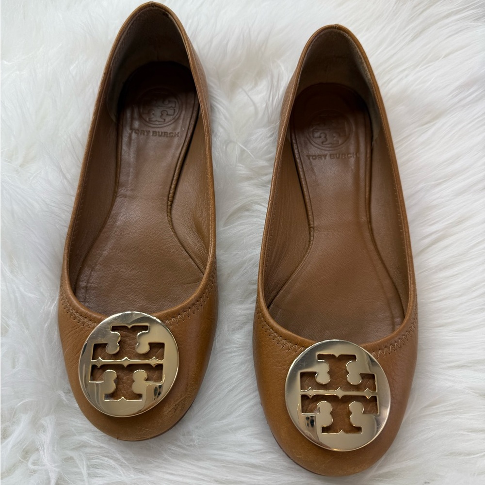 Tory Burch Almond color Flatts